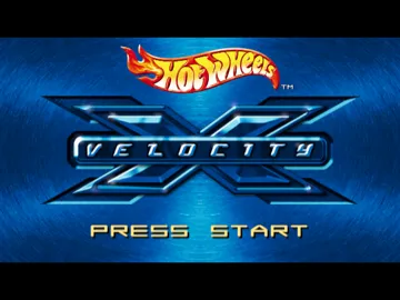 Hot Wheels - Velocity X screen shot title